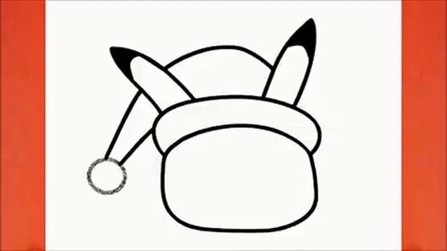 Cómo dibujar a Pikachu(con sombrero de navidad) смотреть онлайн