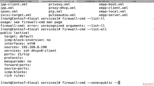 4 19 Firewalld防火墙规则如何添加服务白名单【 смотреть онлайн
