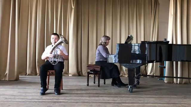 Абузяров Рефат, 10 лет, альт. А.Барток "Скок поскок" смотреть онлайн