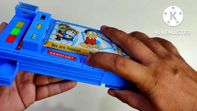 Latest Multi Button Doraemon Pencil Case | Unboxing And Review | Calculator Geometry Box, Pencil Bo смотреть онлайн