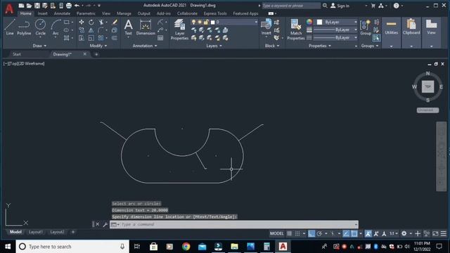 How to Use Rectangle, Circle, explode & Trim command in Autocad| AutoCAD смотреть онлайн