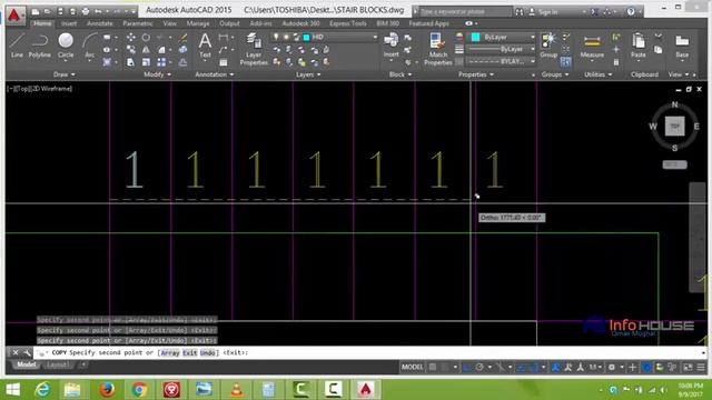 How to Auto Sequential Numbering/Text TCOUNT Autocad 2015 смотреть онлайн