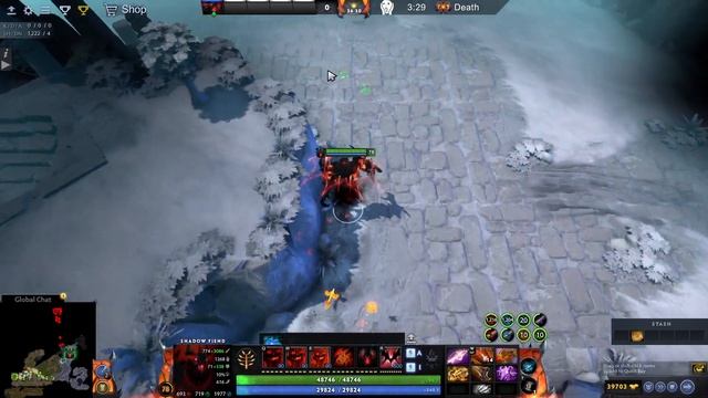 Shadow Fiend (Paid Hero) Gameplay Death Mode | Roshan Defense Rebirth |Dota 2 Arcade смотреть онлайн