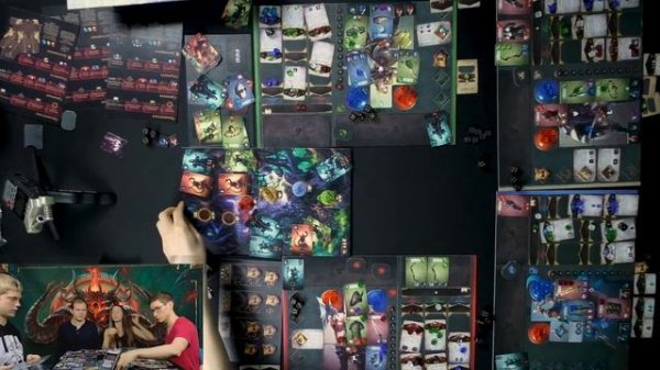 Настольная игра  Sanctum (Санктум). Играем в 4ом, изучаем правила.