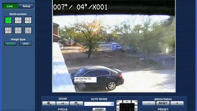 Demonstration of click & drag for PTZ functionality on Panasonic movable cameras смотреть онлайн