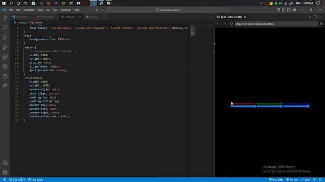Color Picker part 2 (RGB input range) смотреть онлайн