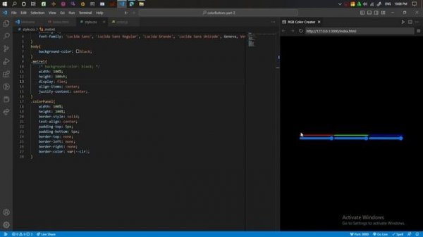 Color Picker part 2 (RGB input range)