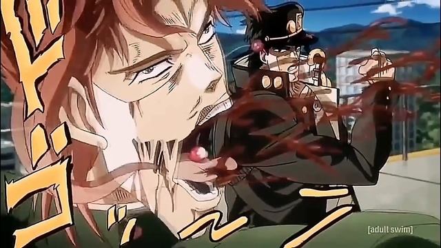 Какеин тролит Джотаро