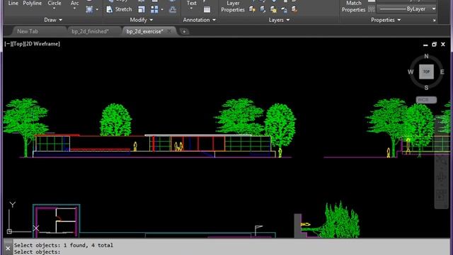AutoCAD 2D - Course 3 - BP 2D 19 - Elevation Drawing Part 2 смотреть онлайн
