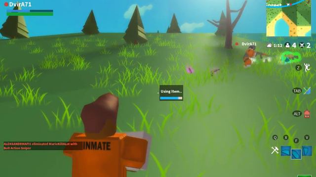 Батл рояль в роблокс/Roblox Island Royale смотреть онлайн