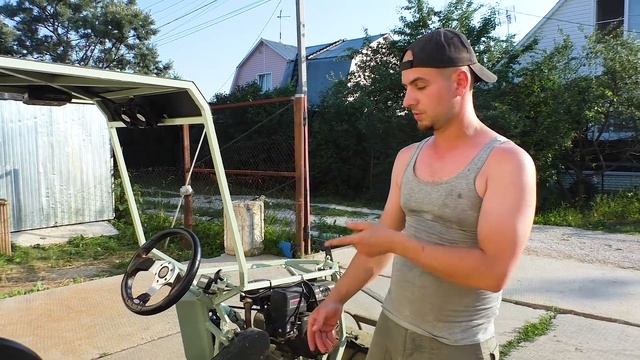 Обзор на САМОДЕЛЬНЫЙ МИНИТРАКТОР. Результат СУПЕР! смотреть онлайн