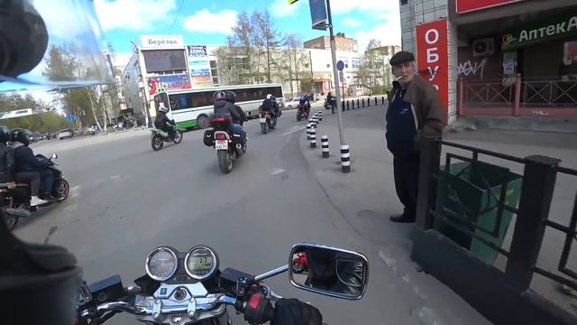 Открытие мотосезона 2019 в г.Ухта смотреть онлайн