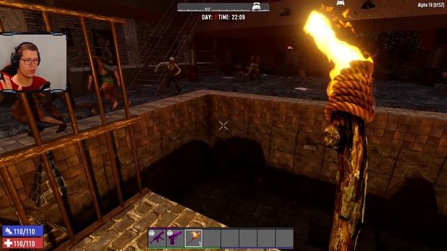 7 Days To Die Alpha 19 - AFK Horde Base смотреть онлайн