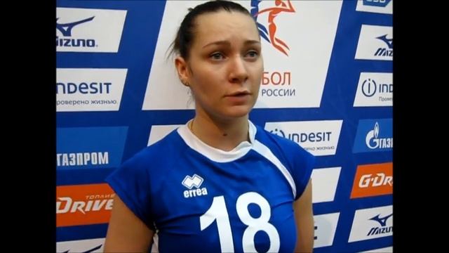 Дарья Зинченко после матча Индезит - Приморочка. 14.02.2016 смотреть онлайн