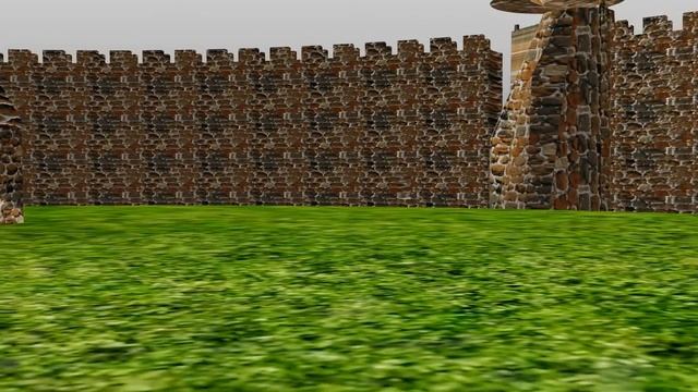 Northampton Castle 3D Reconstruction смотреть онлайн