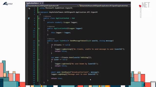 Integrate Azure SignalR Service into C# смотреть онлайн