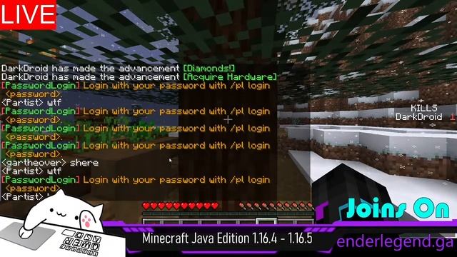 Minecraft SMP Stream 1.16.4 Cracked Minecraft Allowed Joins On | Giveaway @ End of Stream смотреть онлайн