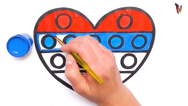 Рисунок раскраска Антистресс ПОП ИТ. Как нарисовать ПОП ИТ. Раскраски Малышам. смотреть онлайн