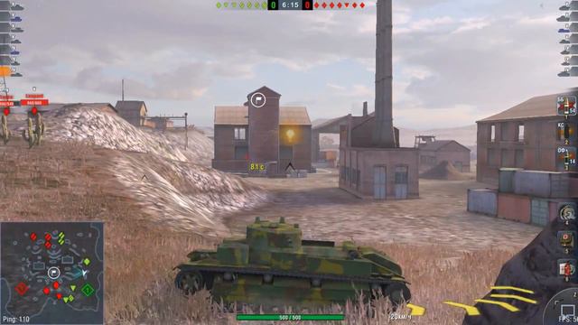 Летсплей игры World of tanks blitz на пк.#5 [Разучился играть]. смотреть онлайн