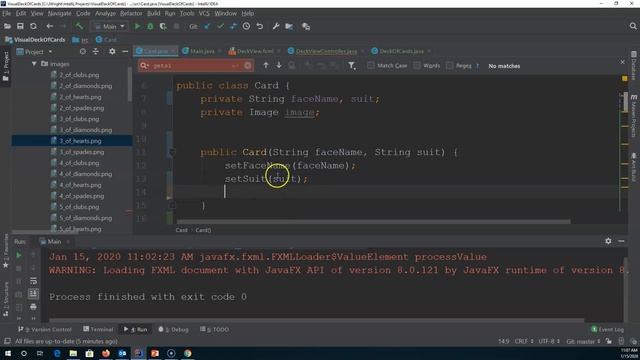 Adding Card objects to GUI and connecting Button object смотреть онлайн