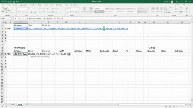 Build a cryptocurrency arbitrage spreadsheet in under 10 minutes! смотреть онлайн