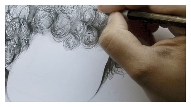 Draw CURLS Hair on a Guy HEAD | Drawing Lesson | Tutorial for BEGINNERS смотреть онлайн