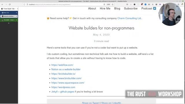 Live Stream - blogging with jekyll, vim & git - a slick worflow смотреть онлайн