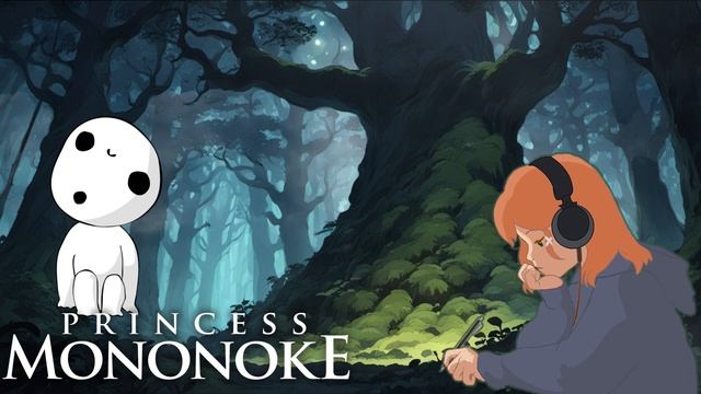 Princess Mononoke Forest Ambience | Kodamas | Anime Ambience смотреть онлайн