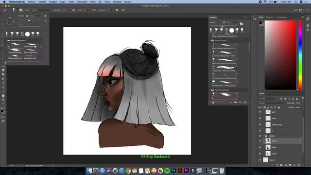 Making another DIGITAL DRAWING-female character + NEW INTRO 2019 смотреть онлайн