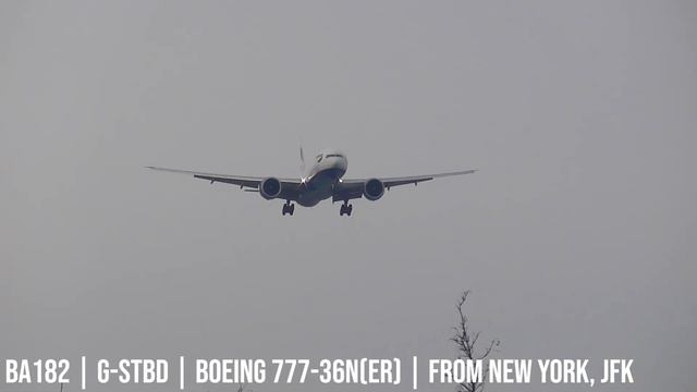 Plane Spotting At London Heathrow Airport, Midday Arrivals RW09L