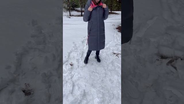 Пальто зимнее❄️, наполнитель био пух, стирка в машинке, легкое и тёплое, размеры : от 44 до 50р. смотреть онлайн