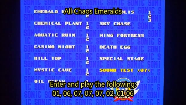Knuckles in Sonic 2-Game Secrets & Tips(Level Select, Debug, & Emeralds) смотреть онлайн