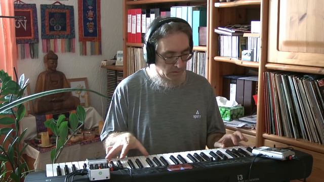 Ambient Strings With Korg I3 And Behringer FX-600