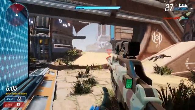 Splitgate Arena Warfare : Gameplay offline bots #1 смотреть онлайн