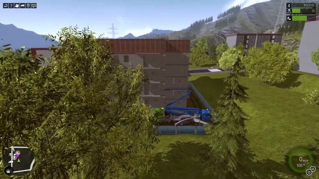 Строим многоэтажку в Construction Simulator 2015. Часть 2. Уроки экспресс-разгрузки материалов
