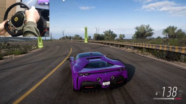 Ferrari SF90 Stradale - Forza Horizon 5 - Thrustmaster TX Gameplay смотреть онлайн