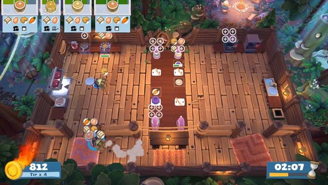 Overcooked 2 - Campfire DLC Level 3-1 | Score : 1948 - Solo (outdated) смотреть онлайн