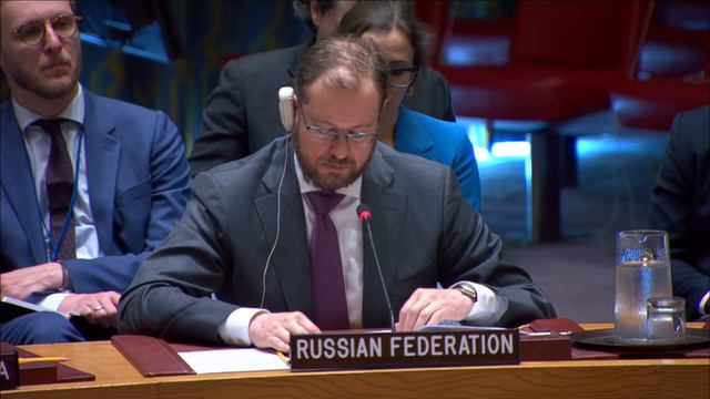 DPR Dmitry Chumakov At UNSC Briefing On The Political And Humanitarian Situation In Syria