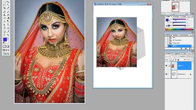 Create 3D Photo In Photoshop || Make a 3D Picture In Photoshop 7 смотреть онлайн