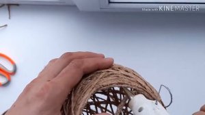 Поделки из джута своими руками. Светильник - легко и просто