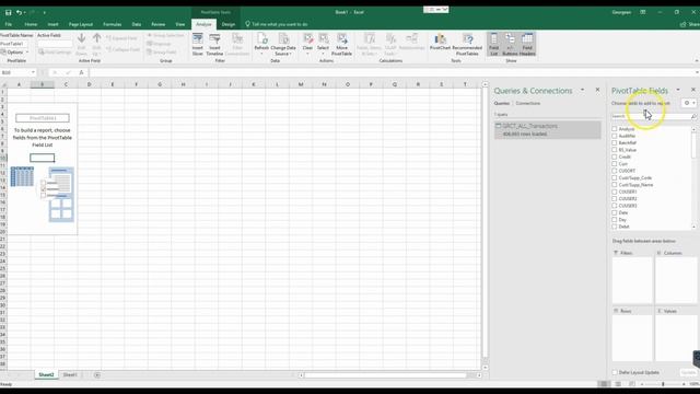 Access Dimensions into MS Excel Pivot Table смотреть онлайн