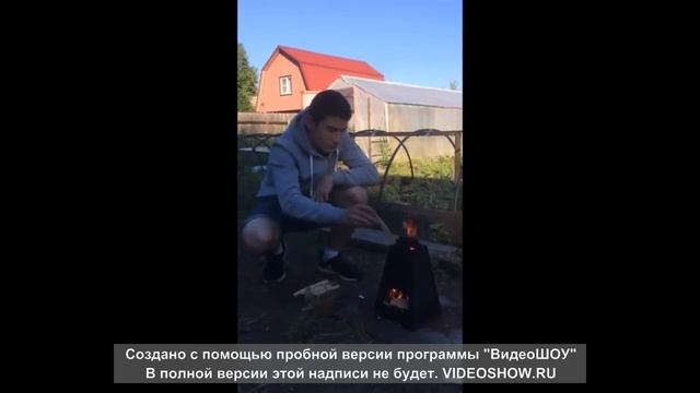 Походная печка РЫБИНКА разборная смотреть онлайн