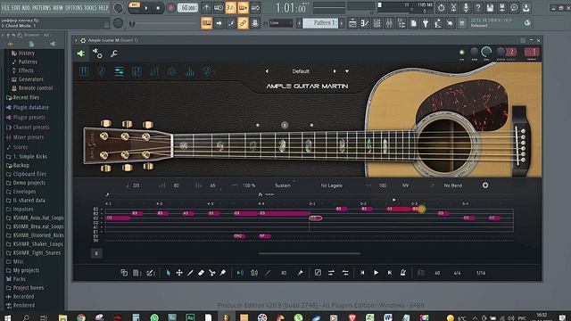Обзор Ample Guitar Martin. На русском языке. Режим Riffer. ПРАКТИКА.(ЧАСТЬ 2) смотреть онлайн