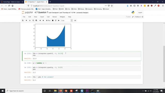 Python Calculus - Area Between Two Curves (Scipy and Numpy) смотреть онлайн