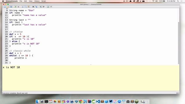 An Overview of the different Control Structures in Groovy смотреть онлайн