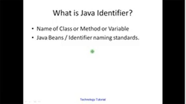 Java Variable Naming Standards and Keywords смотреть онлайн