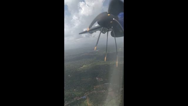 ATR72-600 FROM THIRUVANANTHAPURAM INTERNATIONAL AIRPORT TO KANNUR INTERNATIONAL AIRPORT, KERALA. смотреть онлайн