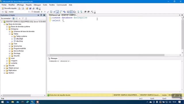 Importation et exportation de données SQL Server смотреть онлайн
