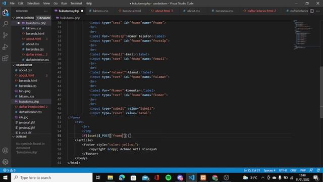 UAS DASKOM - Koding PHP смотреть онлайн