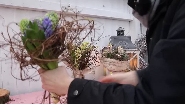 DIY: WILDER HYAZINTHEN-STRAUSS mit NATUR PUR selber machen смотреть онлайн